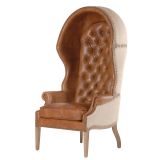 Leather & Linen Porter's Chair
